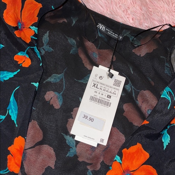 Zara tie crop top - Picture 3 of 4